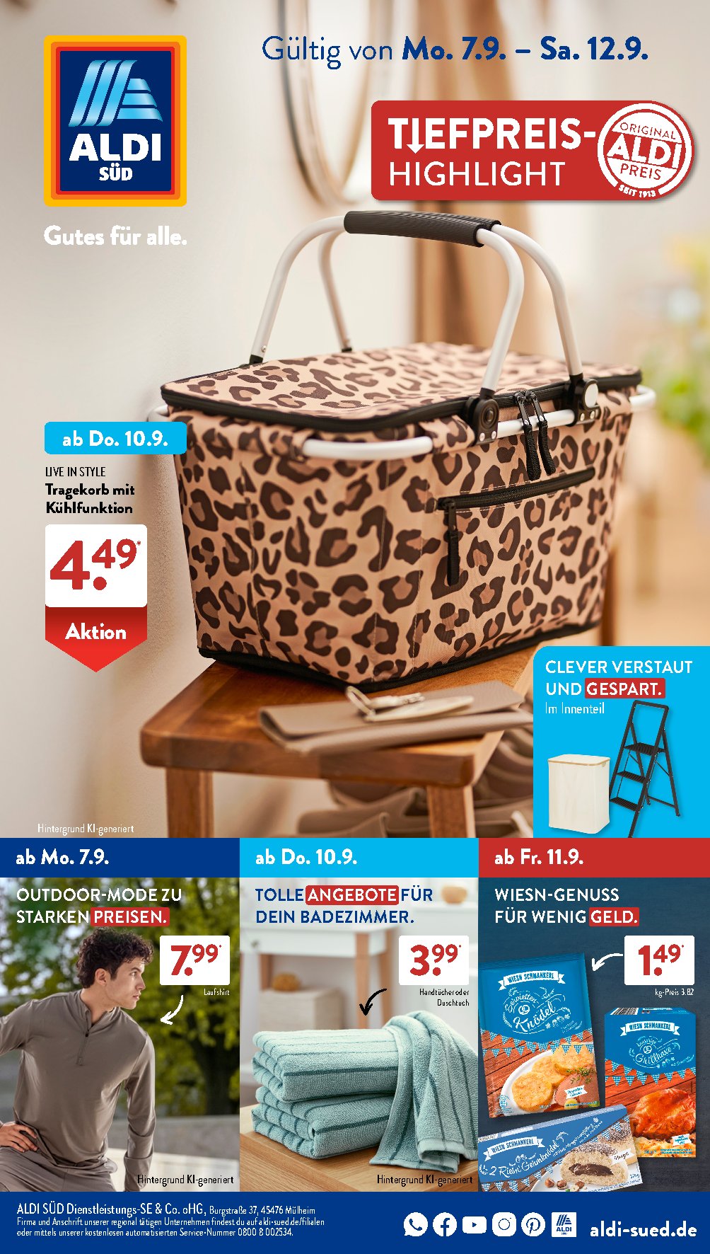 Aldi Sud Каталог 07.09–13.09.2026 — Страна 1