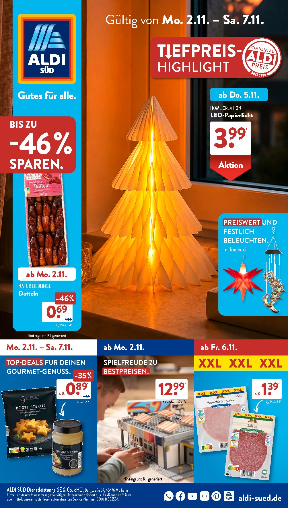 Aldi Sud Gazetka 02.11–08.11.2026 — Strona 1