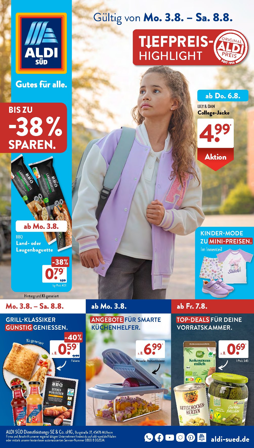 Aldi Sud Каталог 03.08–09.08.2026 — Страница 1