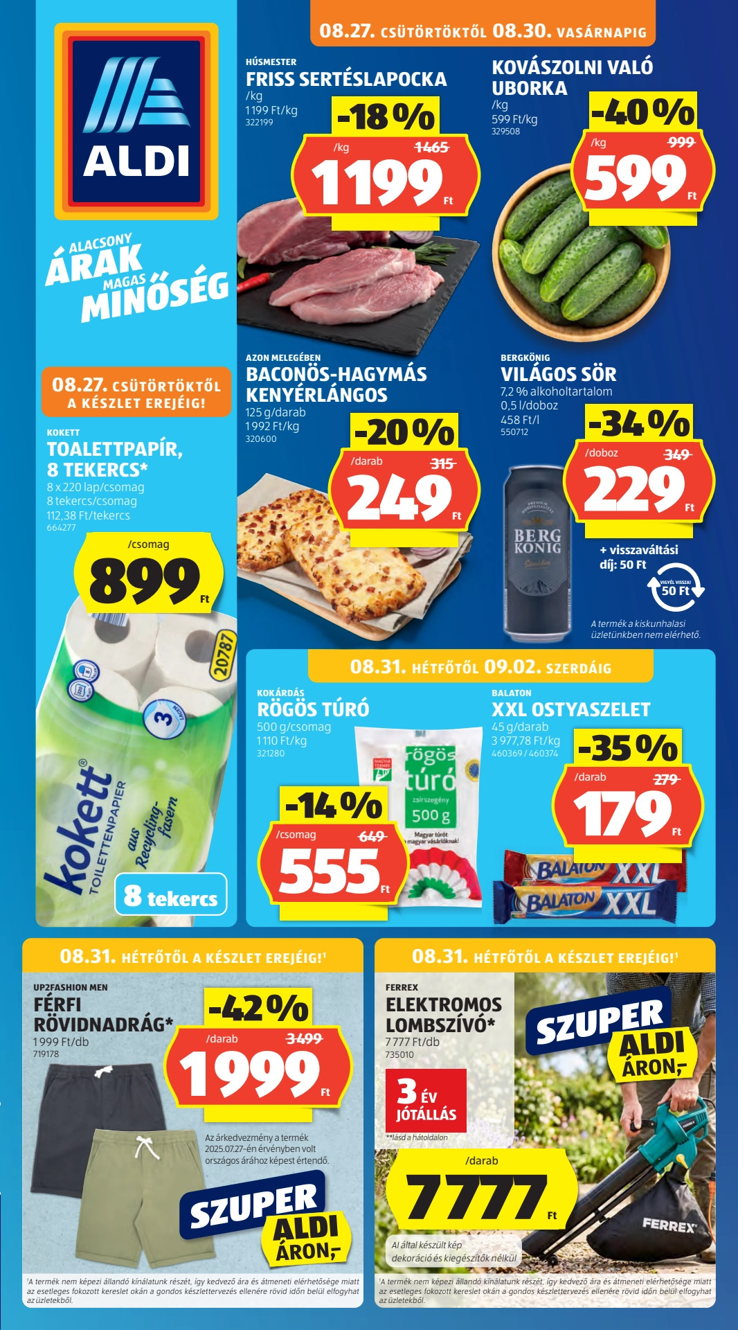 Aldi עלון 27.08–02.09.2026 — עמוד 1