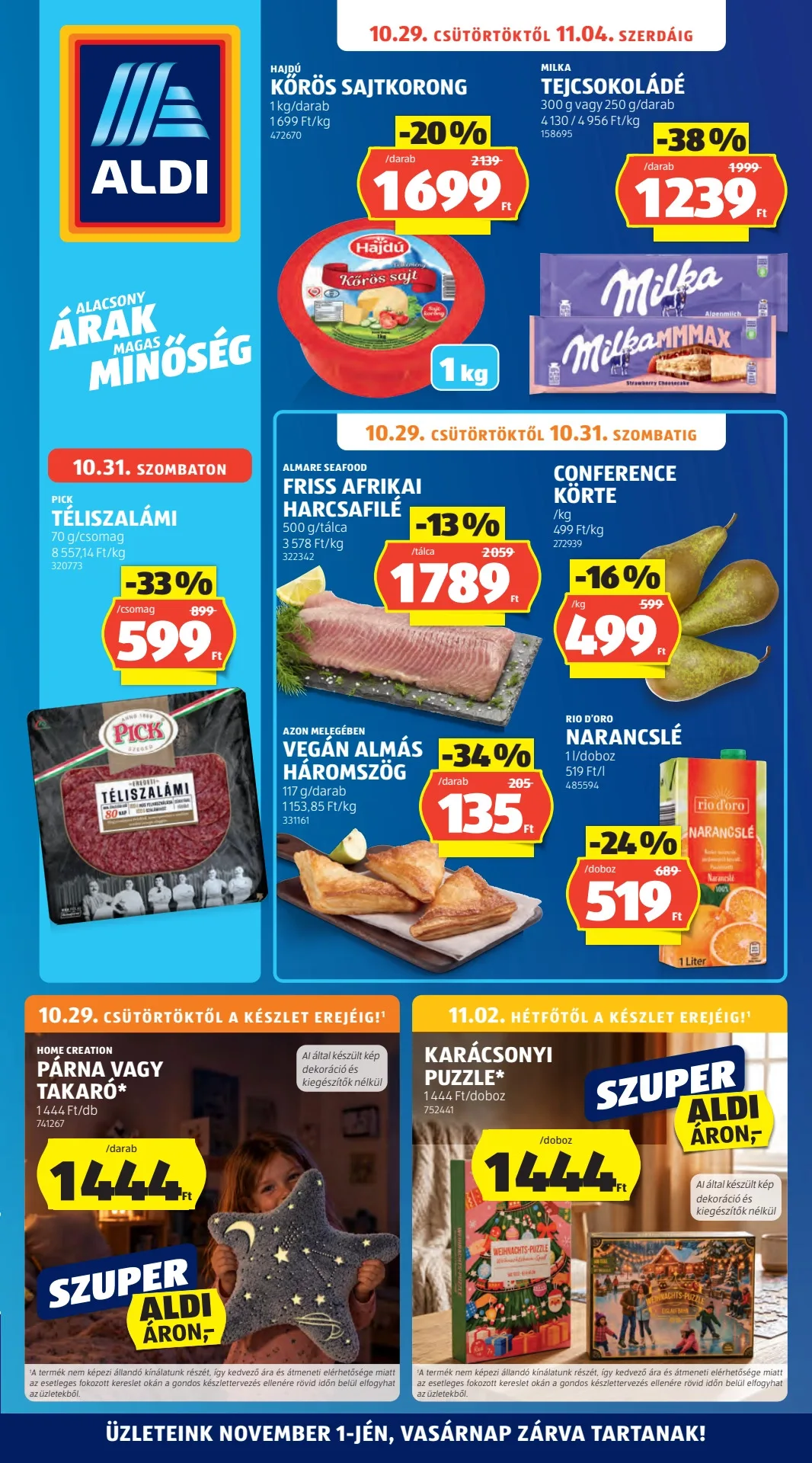 Aldi Gazetka 29.10–04.11.2026 — Strona 1