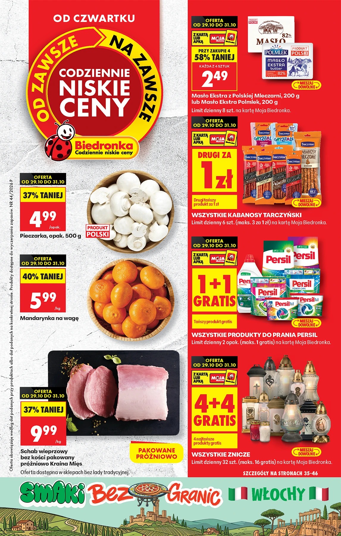 Biedronka Volantino 29.10.2026 — Pagina 1