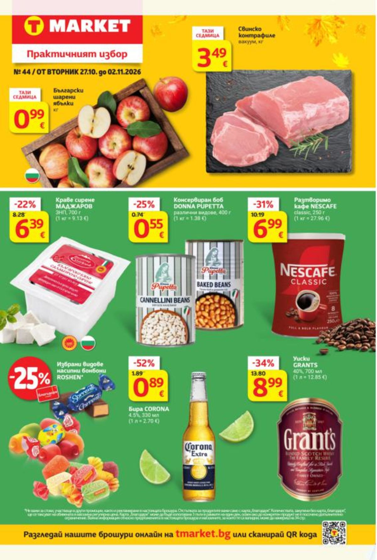 Billa Volantino 27.10–02.11.2026 — Pagina 1