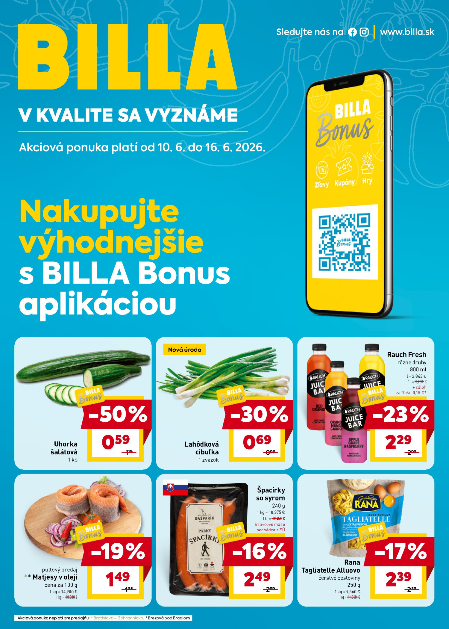 Billa Gazetka 27.05–02.06.2026 — Strona 1