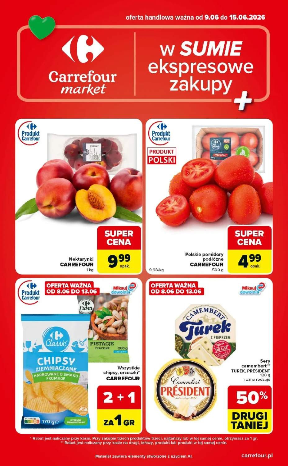 Carrefour कैटलॉग 09.06–15.06.2026 — पृष्ठ 1
