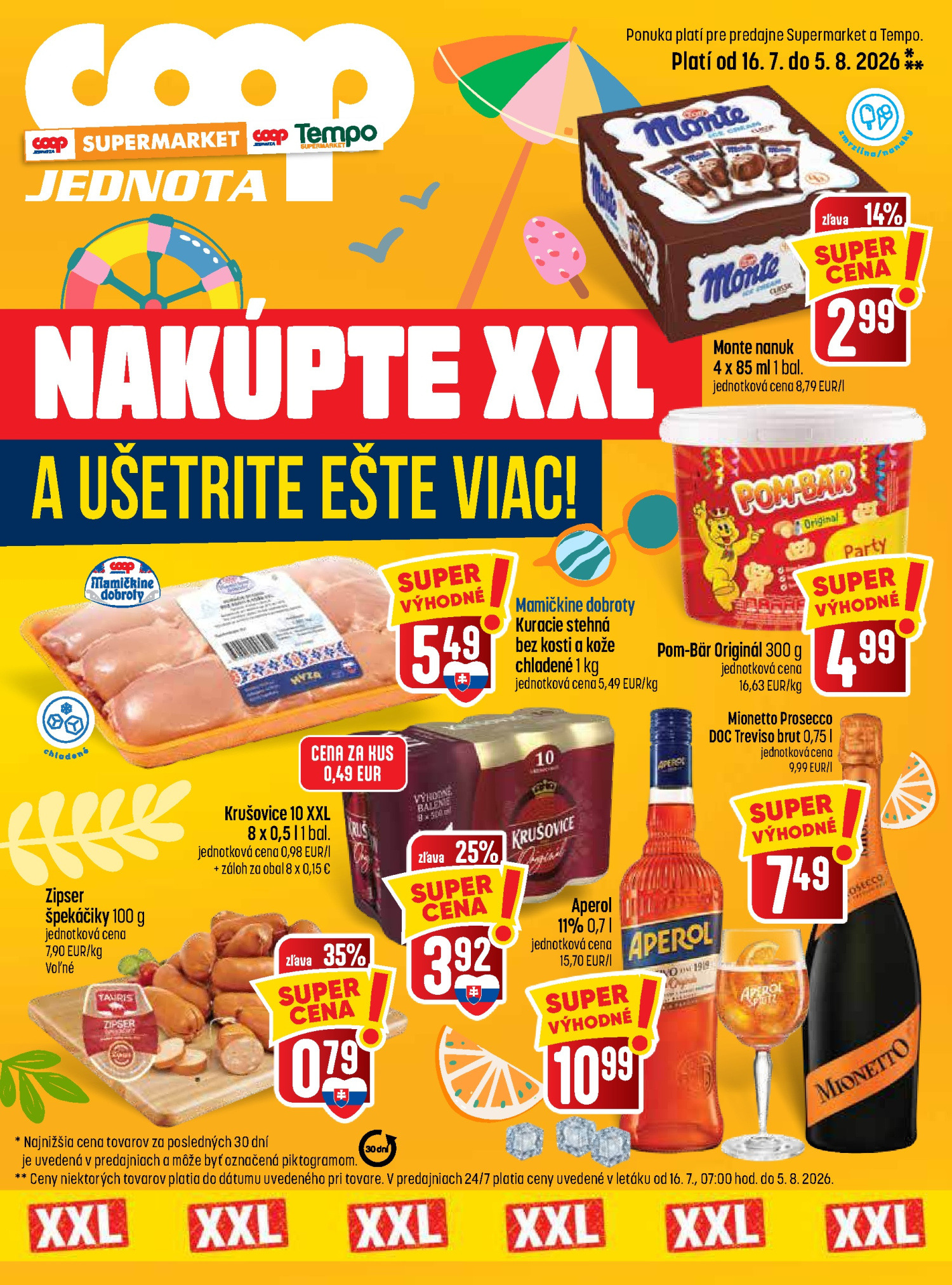 COOP Jednota Gazetka 01.07–07.07.2026 — Strona 1