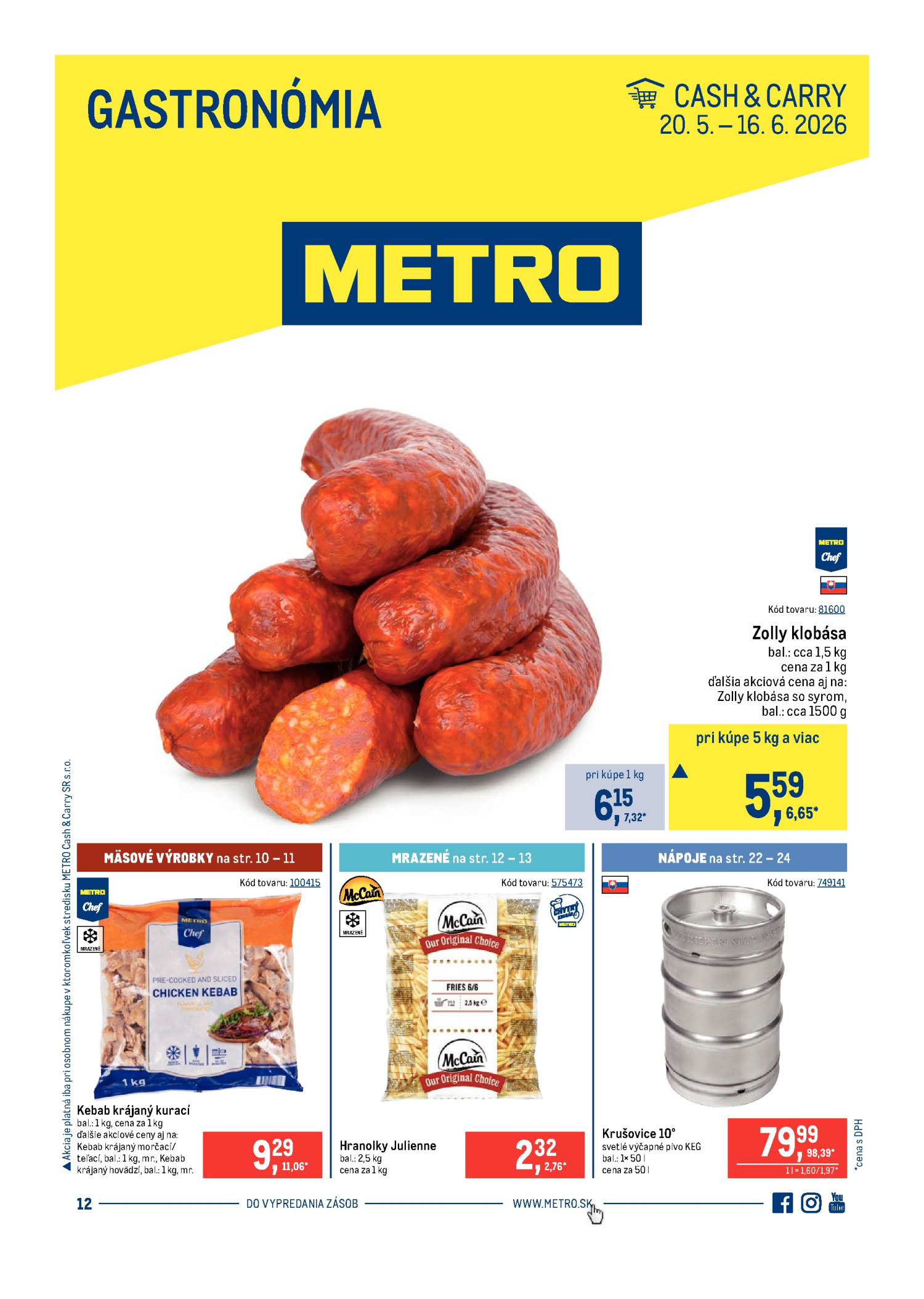 COOP Jednota Gazetka 04.06–10.06.2026 — Strona 1