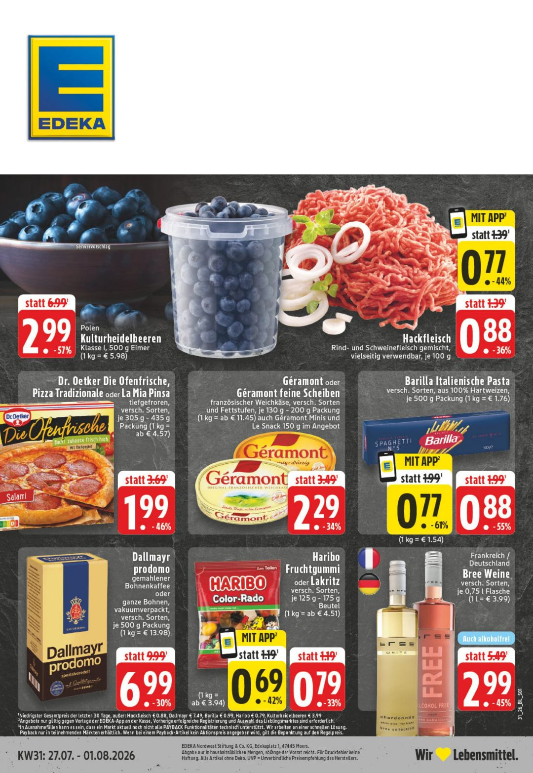 Edeka Gazetka 26.07–01.08.2026 — Strona 1