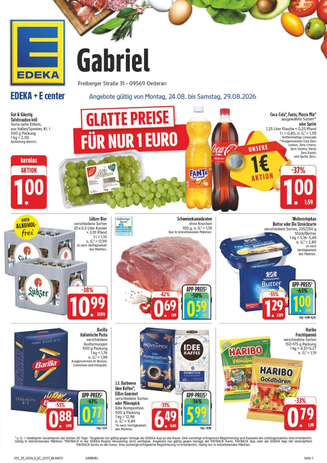 Edeka Folleto 23.08–29.08.2026 — Página 1