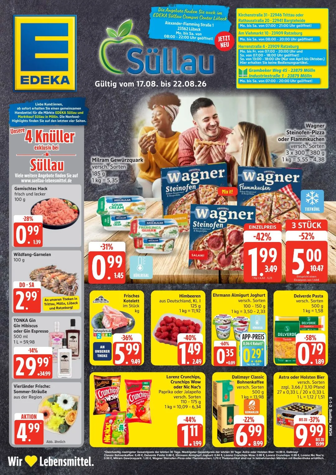 Edeka Volantino 16.08–22.08.2026 — Pagina 1