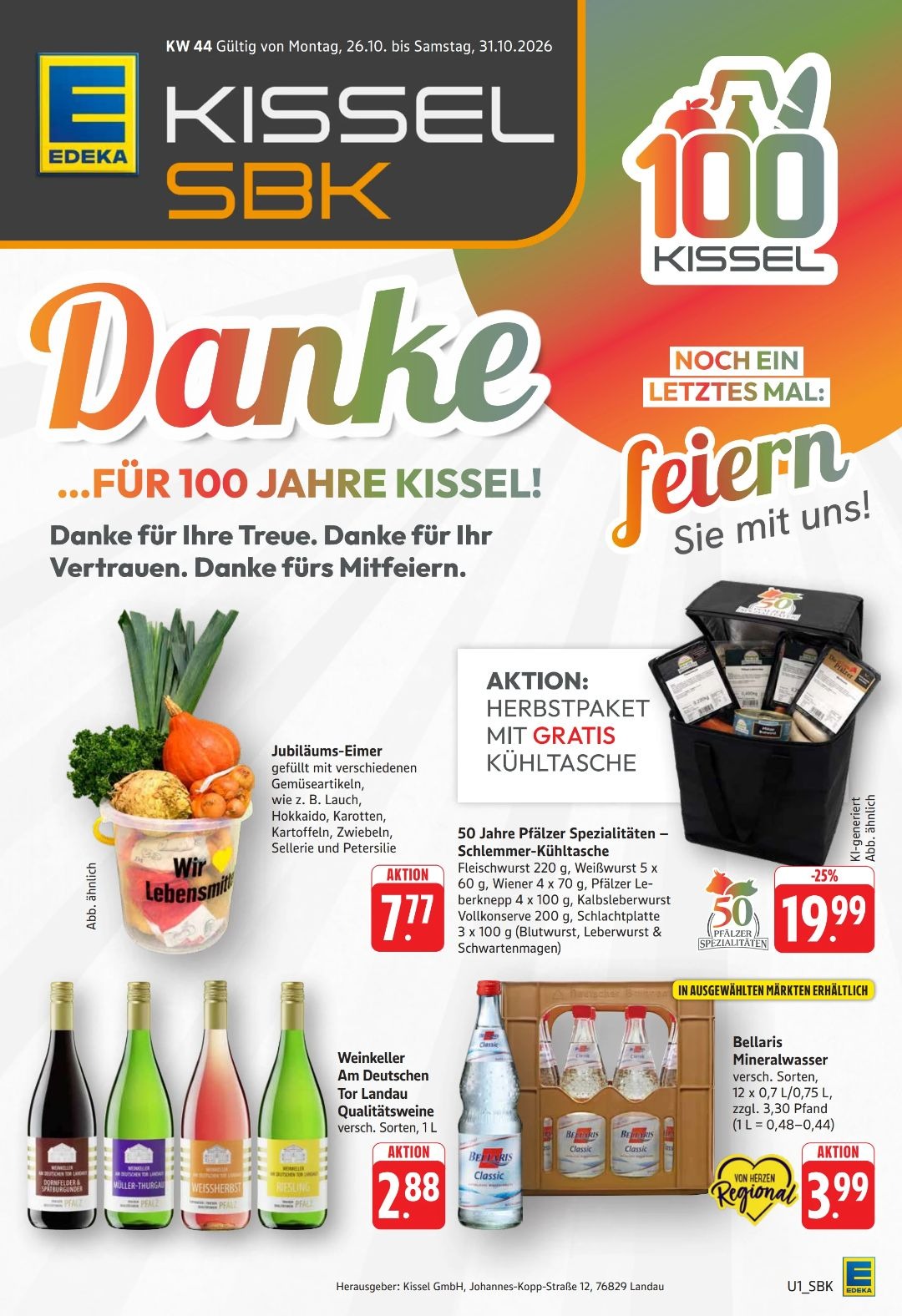 Edeka Gazetka 25.10–31.10.2026 — Strona 1