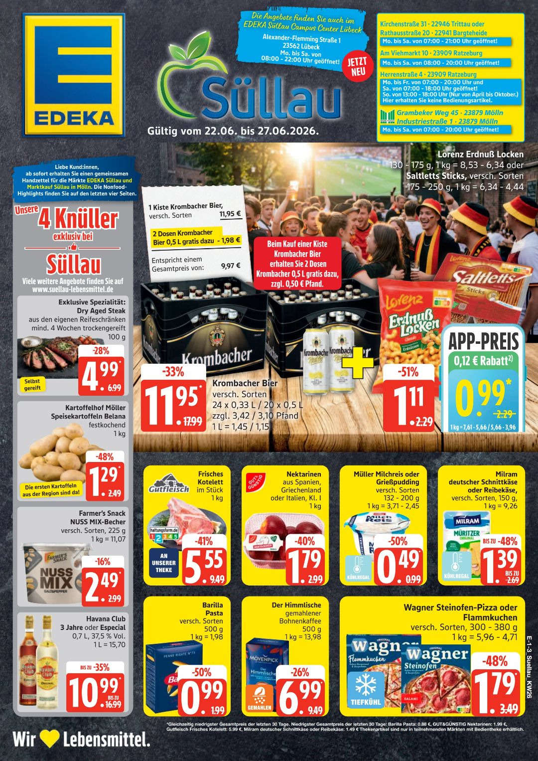 Edeka עלון 21.06–27.06.2026 — עמוד 1