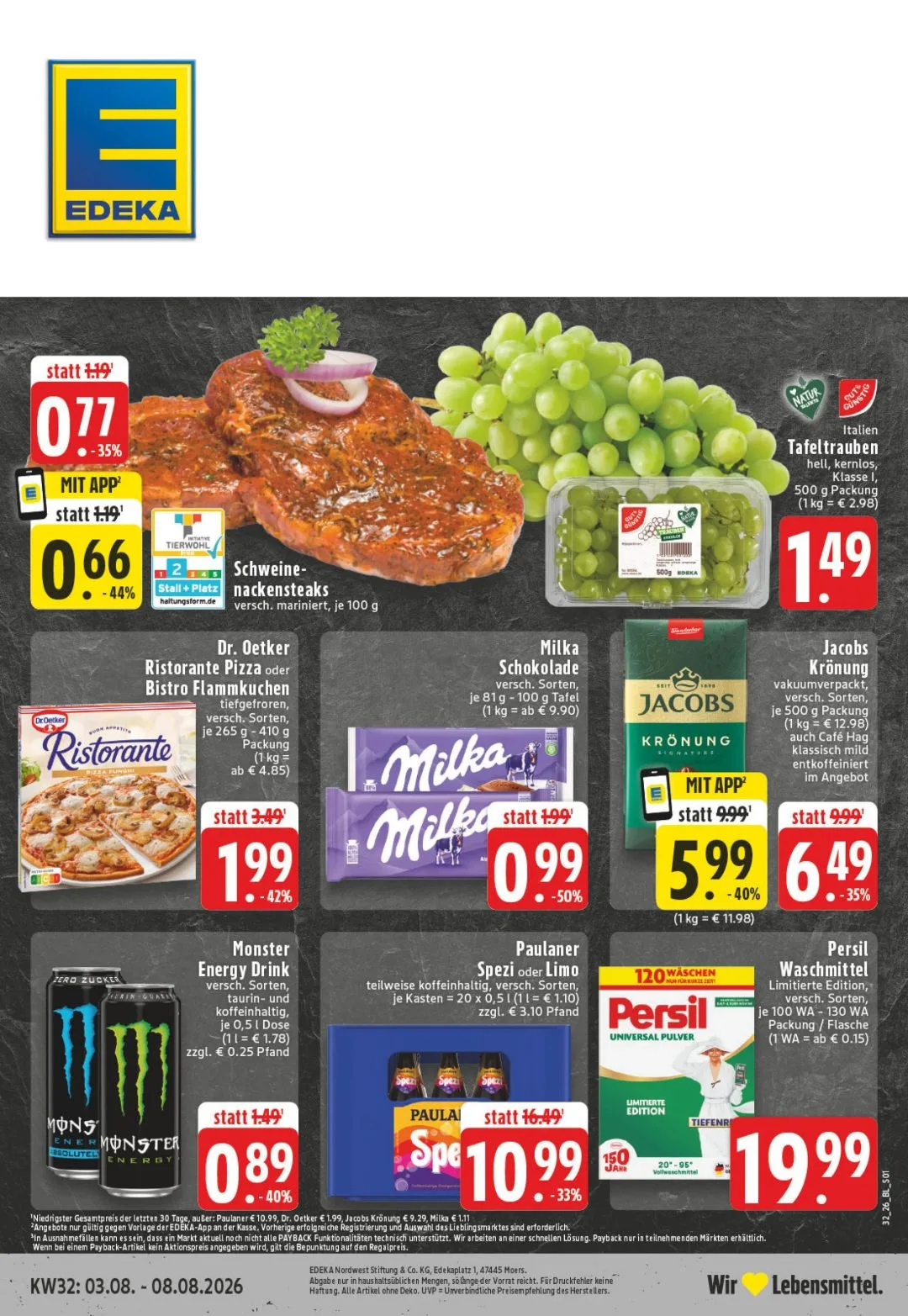 Edeka Leták 02.08–08.08.2026 — Strana 1