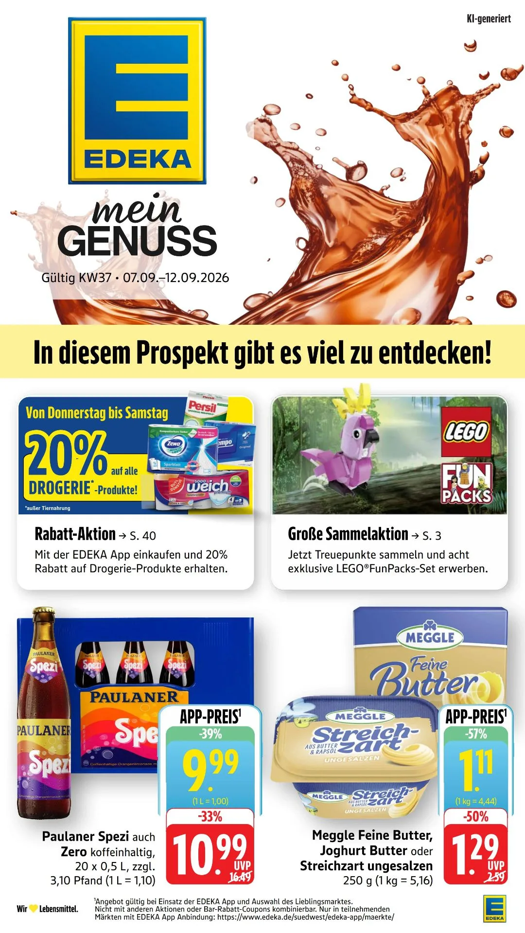 Edeka Folleto 06.09–12.09.2026 — Página 1
