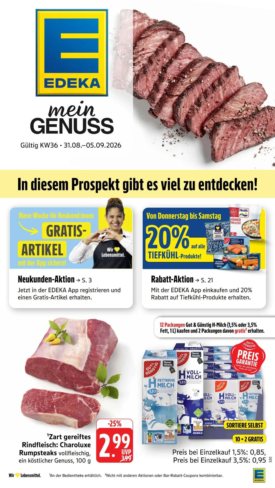 Edeka Volantino 30.08–05.09.2026 — Pagina 1