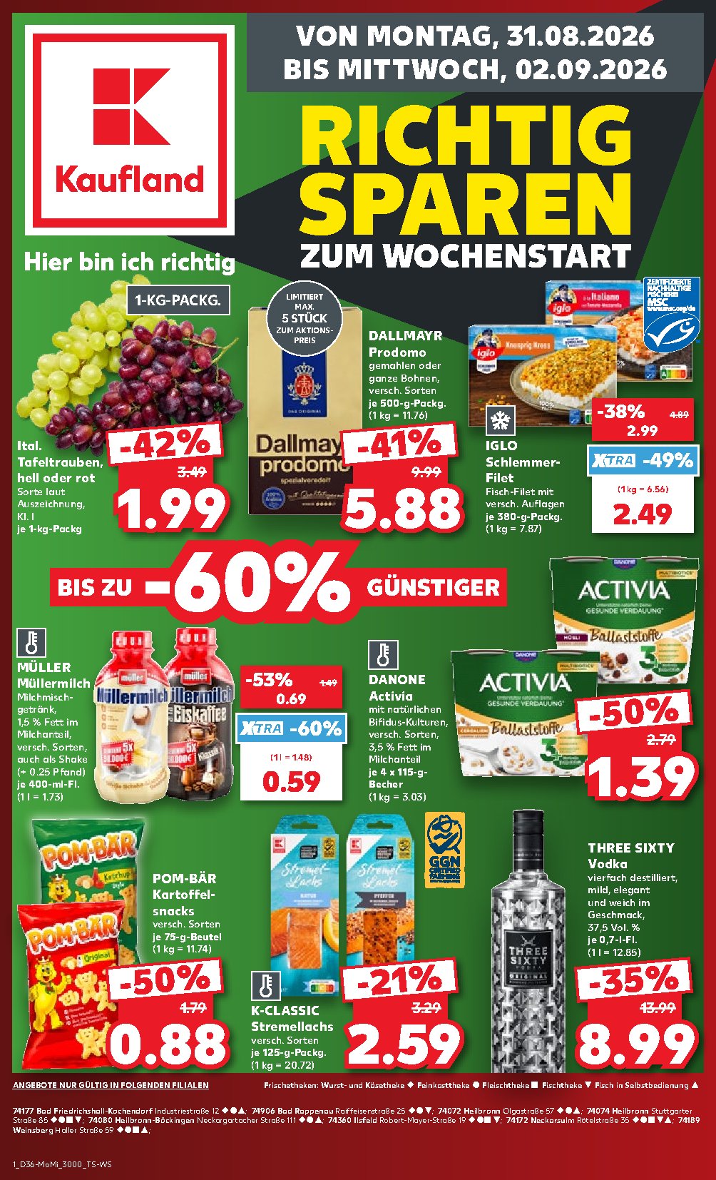 Kaufland Szórólap 31.08–02.09.2026 — Oldal 1