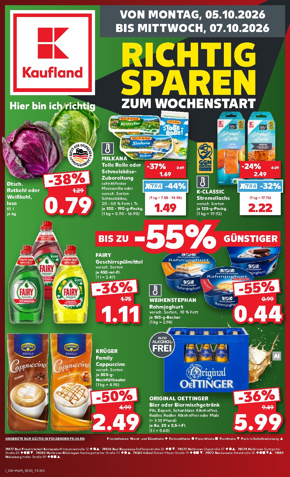 Kaufland Szórólap 05.10–07.10.2026 — Oldal 1