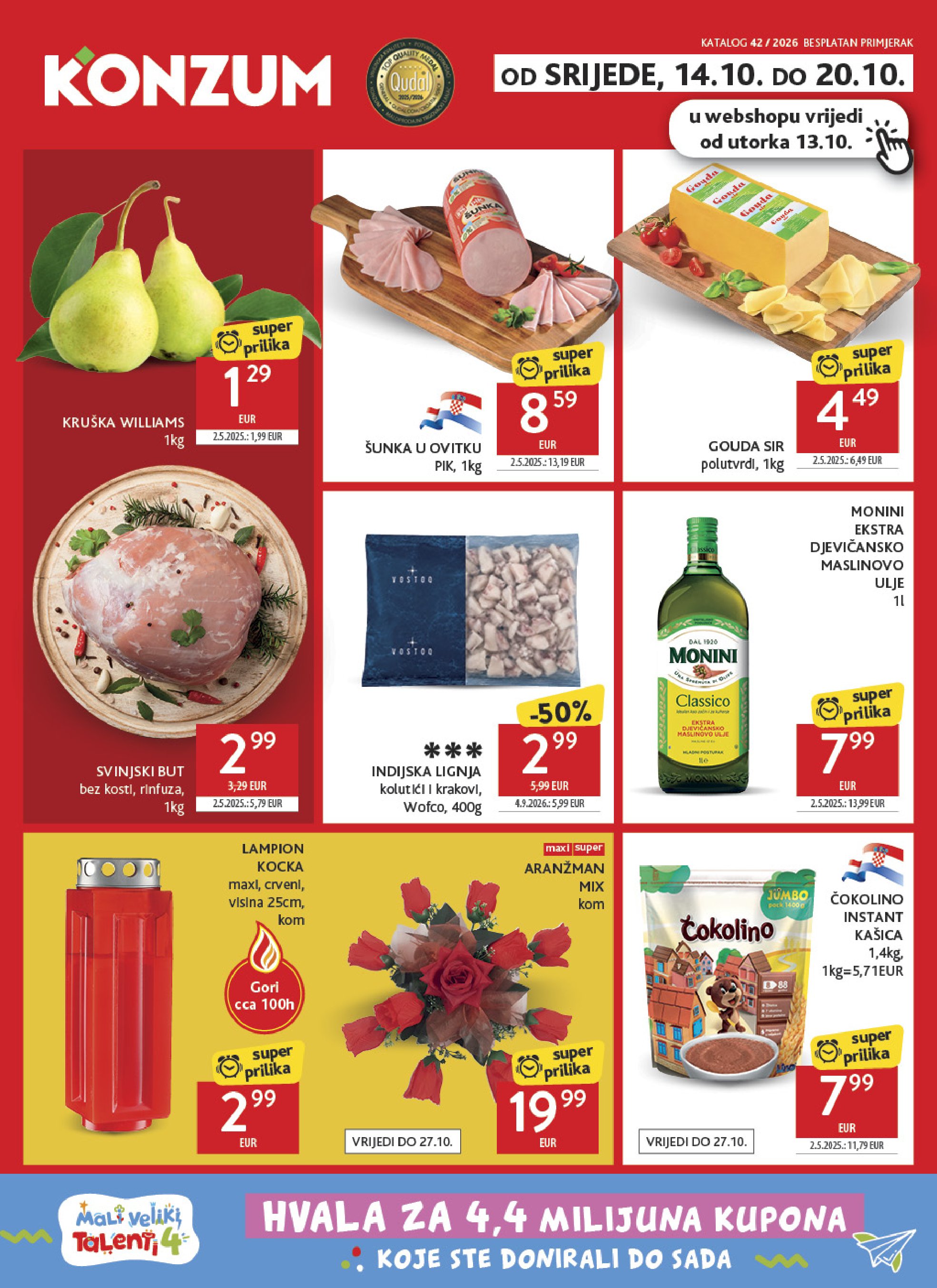 Konzum Catalog 14.10–20.10.2026 — Pagina 1