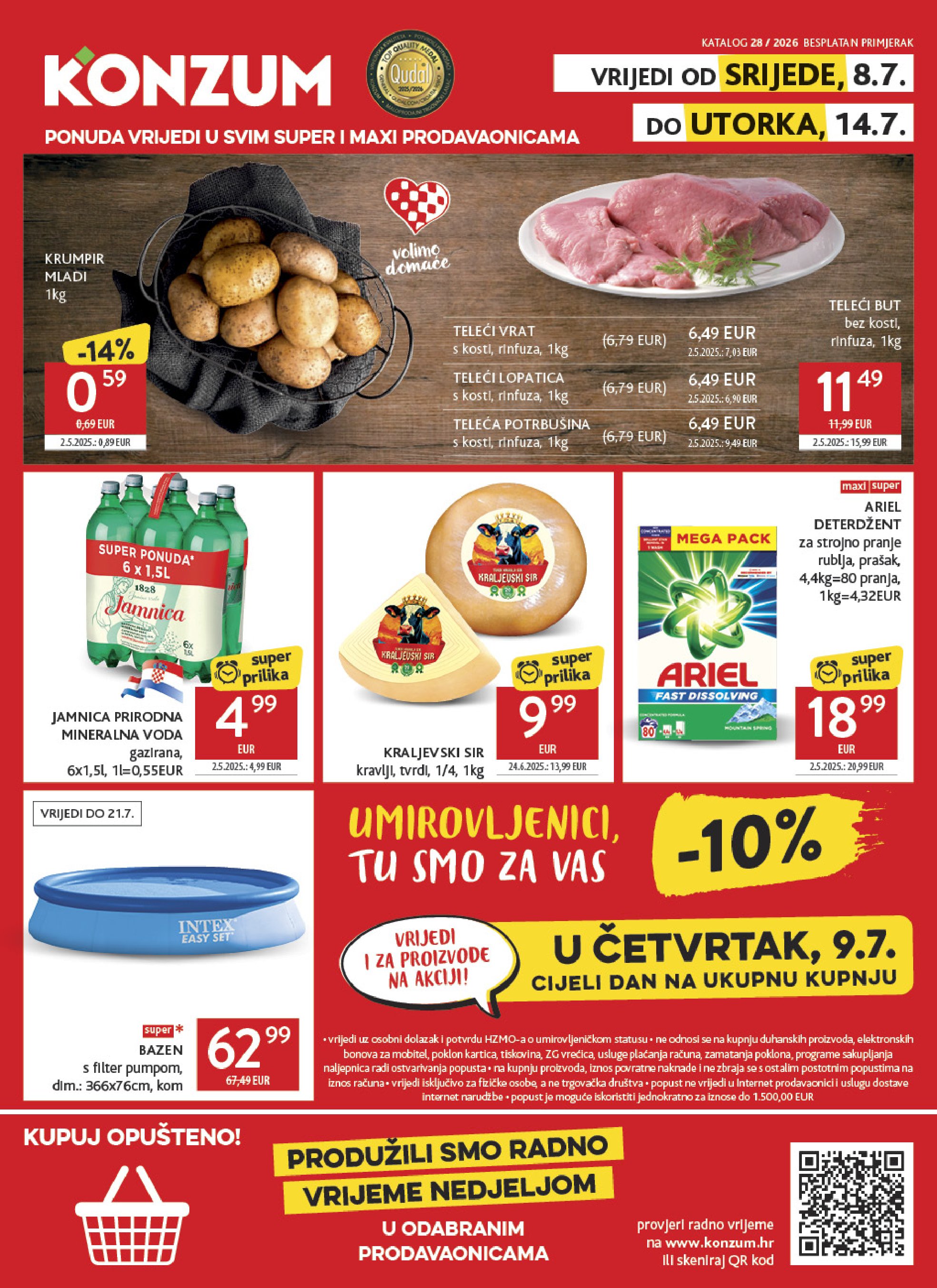 Konzum Flyer 08.07–14.07.2026 — Page 1
