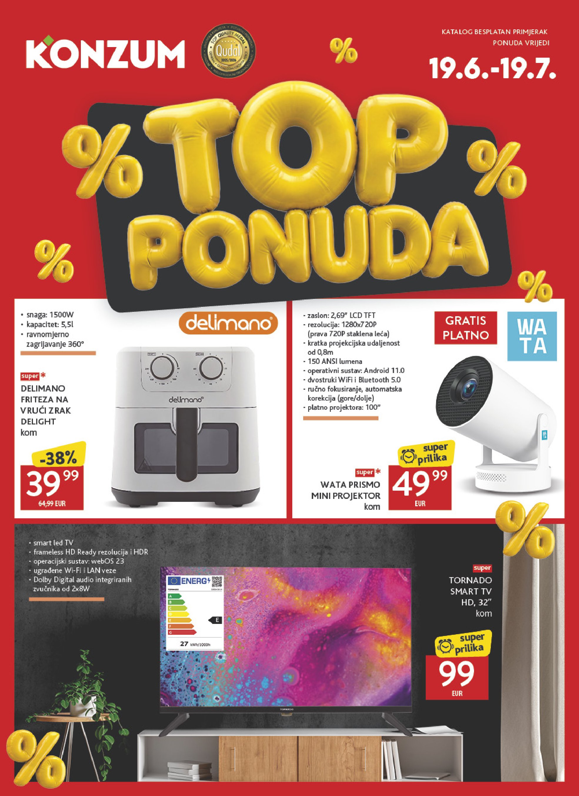 Konzum עלון 09.07–15.07.2026 — עמוד 1