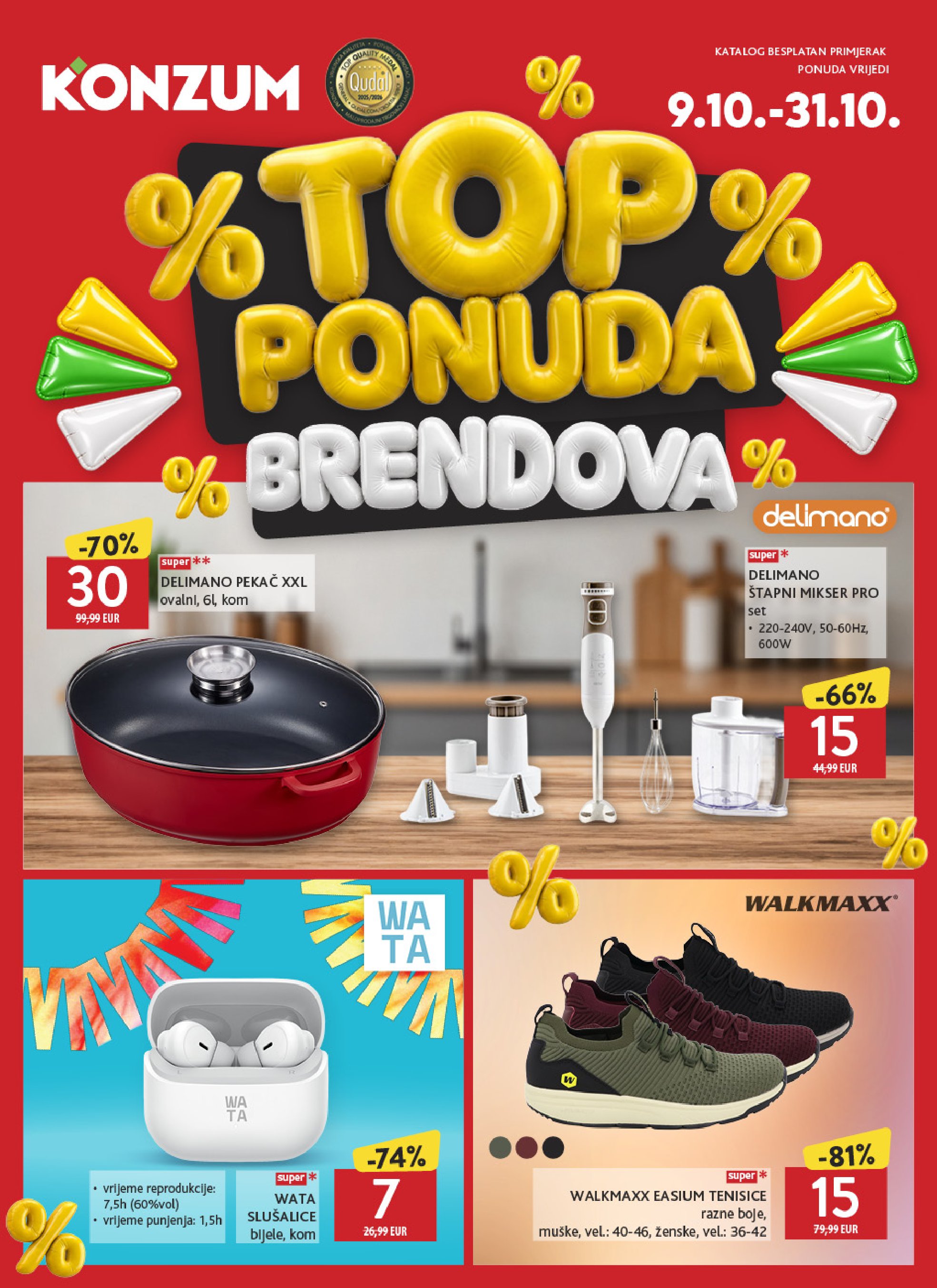 Konzum Catalog 09.10–15.10.2026 — Pagina 1