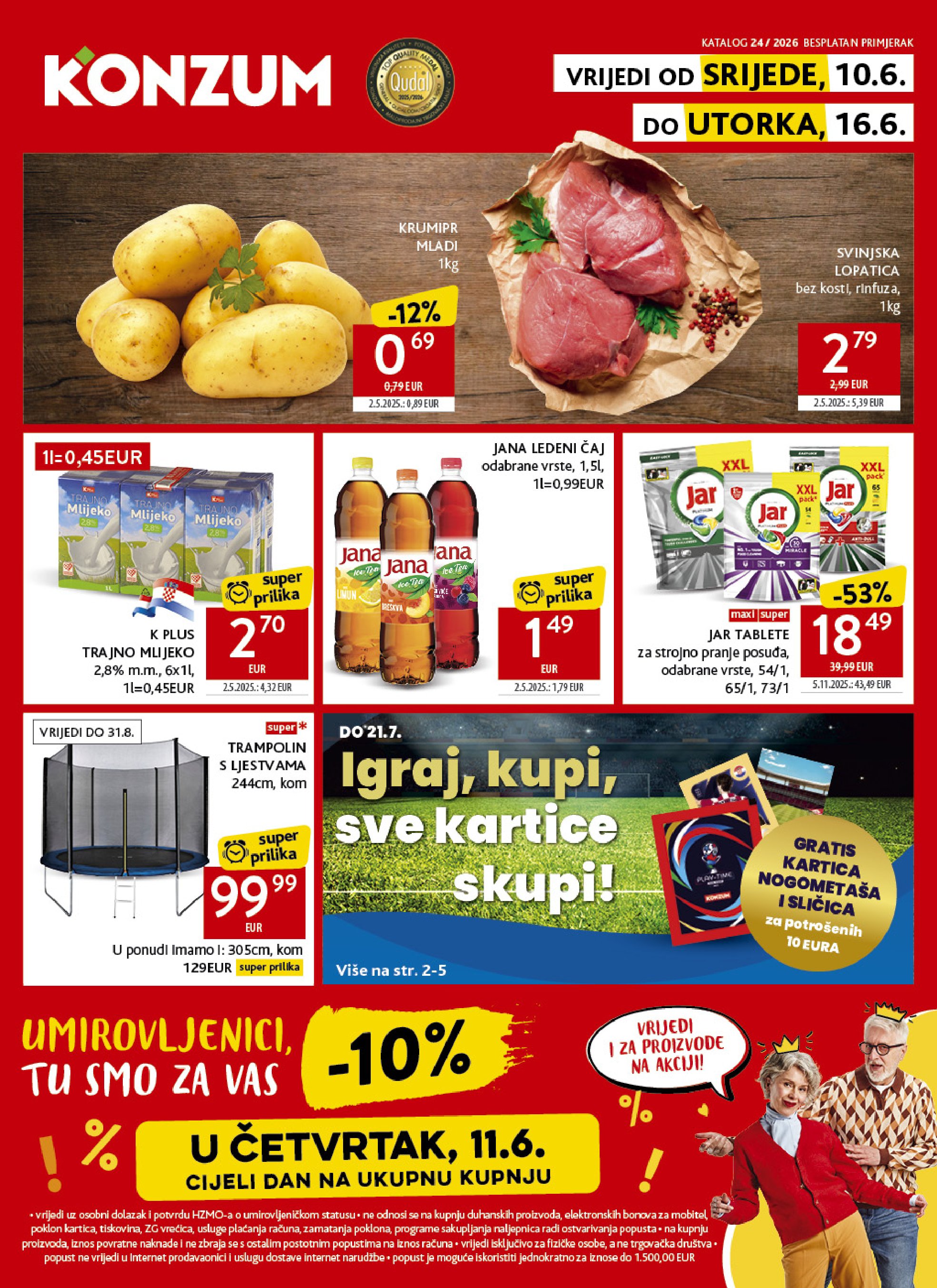 Konzum Gazetka 10.06–16.06.2026 — Strona 1