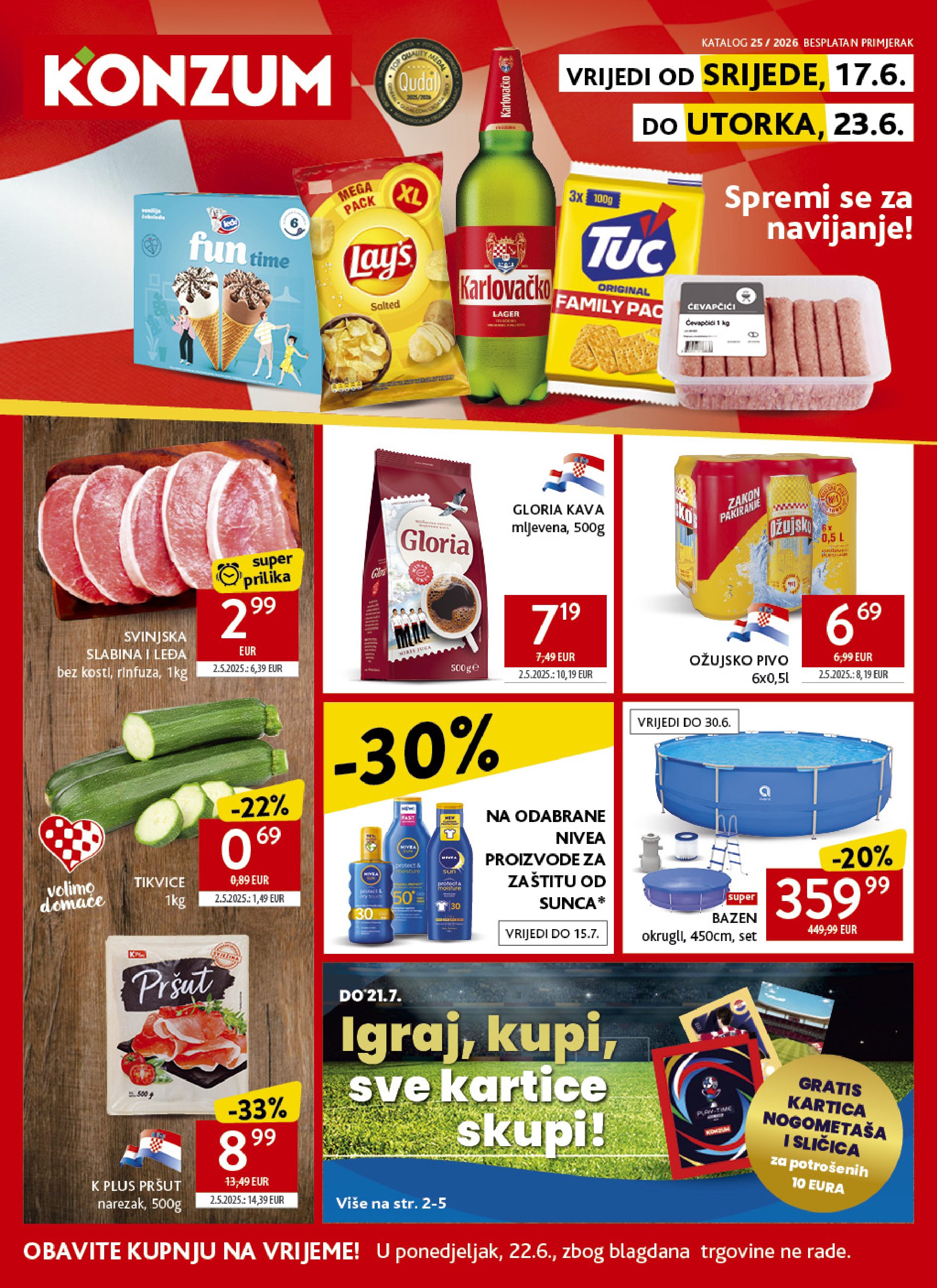 Konzum Gazetka 17.06–23.06.2026 — Strona 1