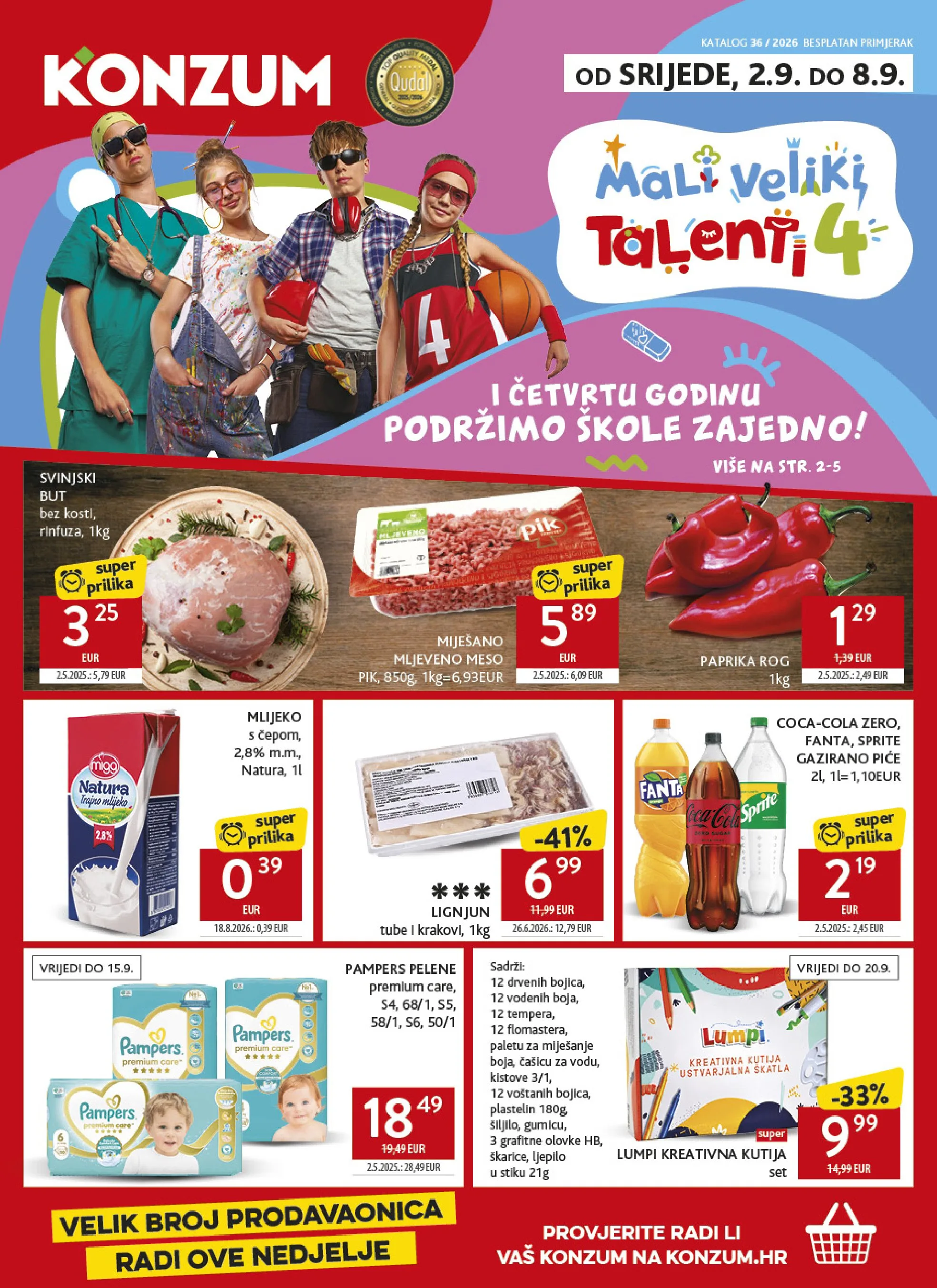 Konzum Kataloq 02.09–08.09.2026 — Səhifə 1
