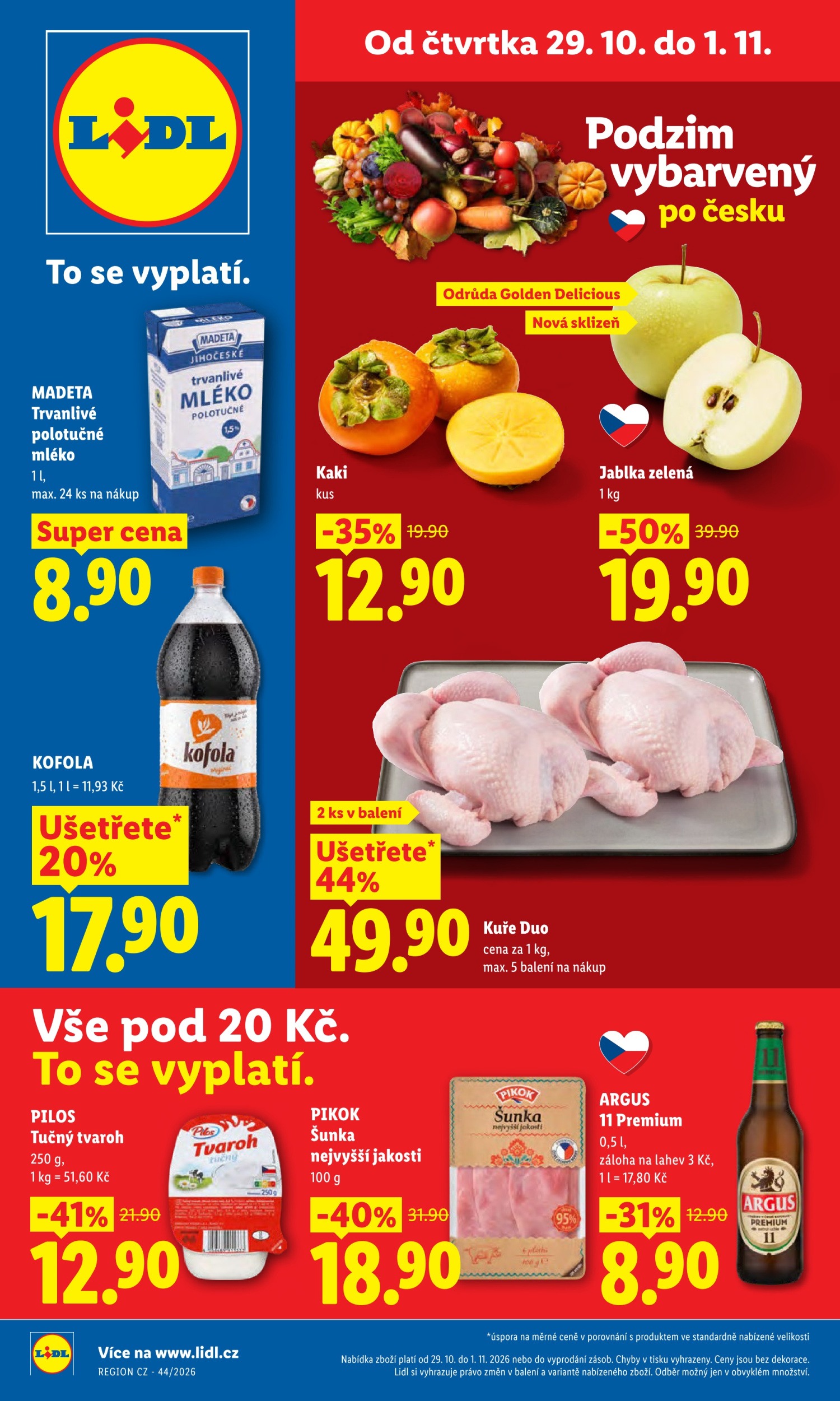 Lidl Брошура 29.10–01.11.2026 — Страница 1