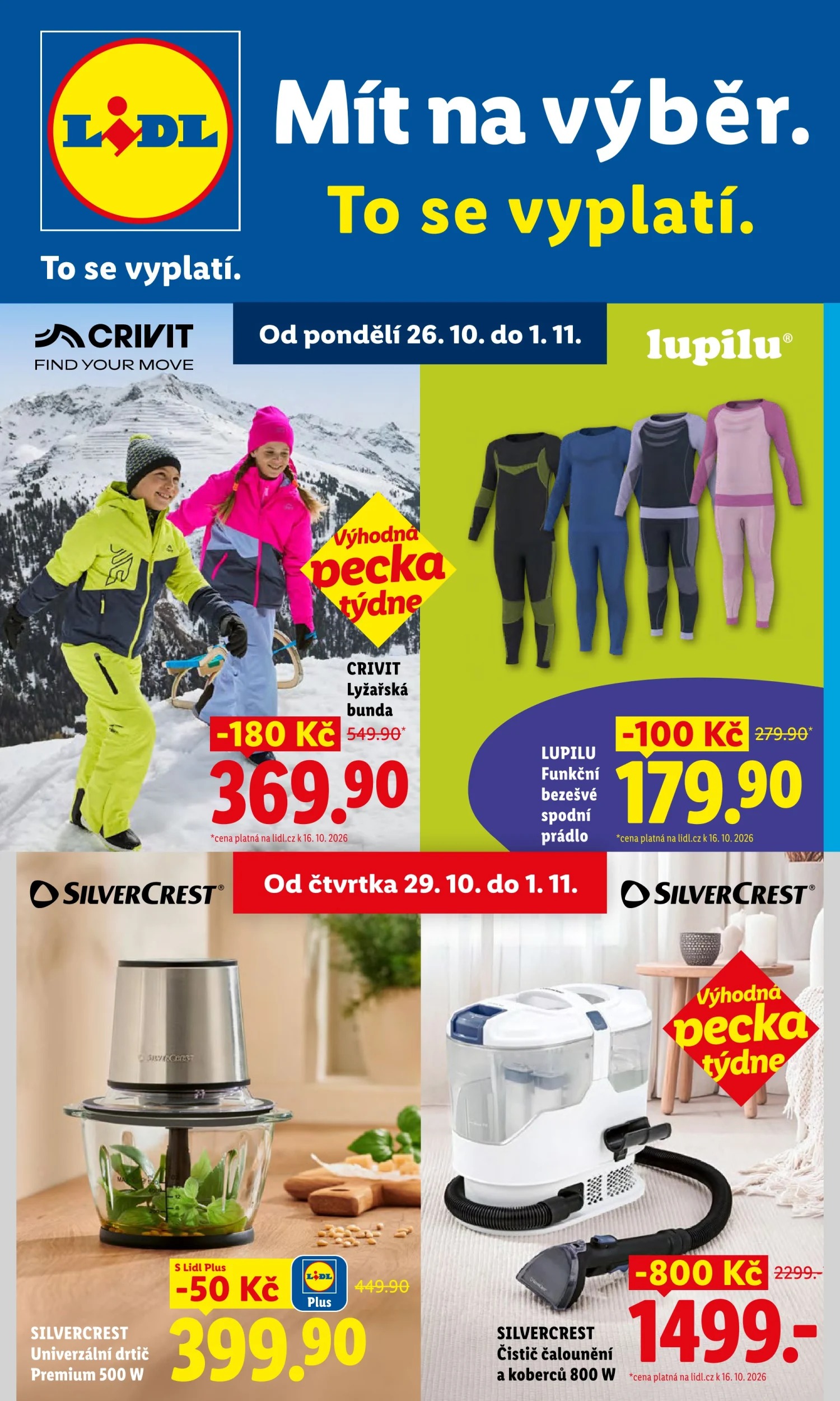 Lidl Volantino 29.10–01.11.2026 — Pagina 1
