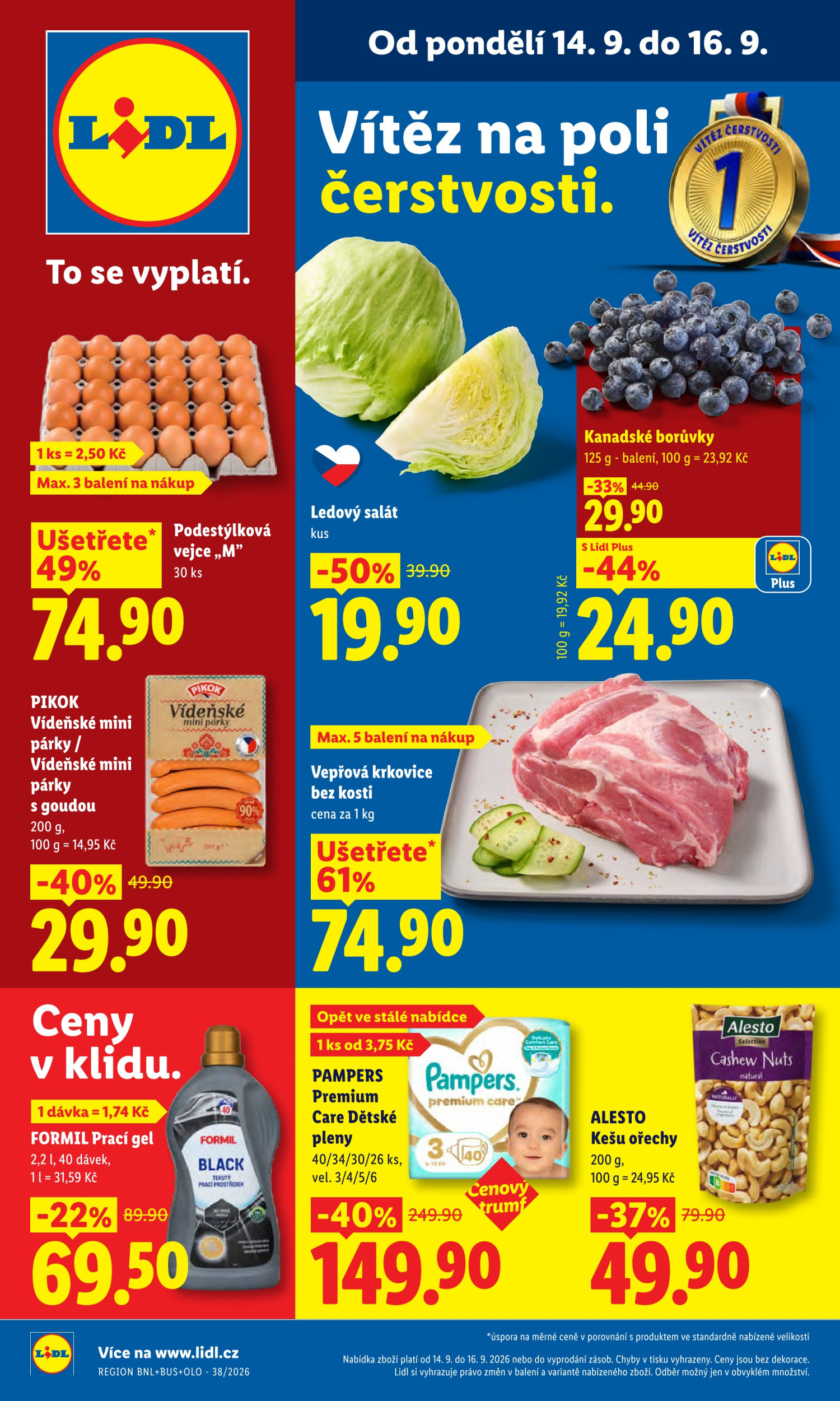 Lidl Gazetka 14.09–16.09.2026 — Strona 1