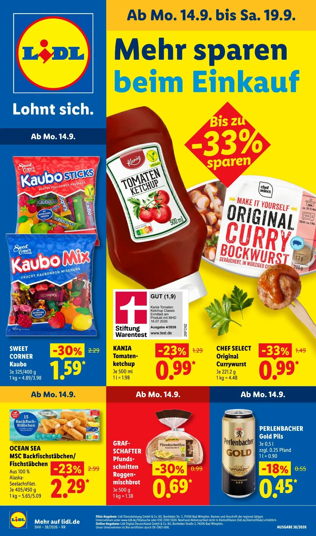 Lidl Folleto 13.09–19.09.2026 — Página 1