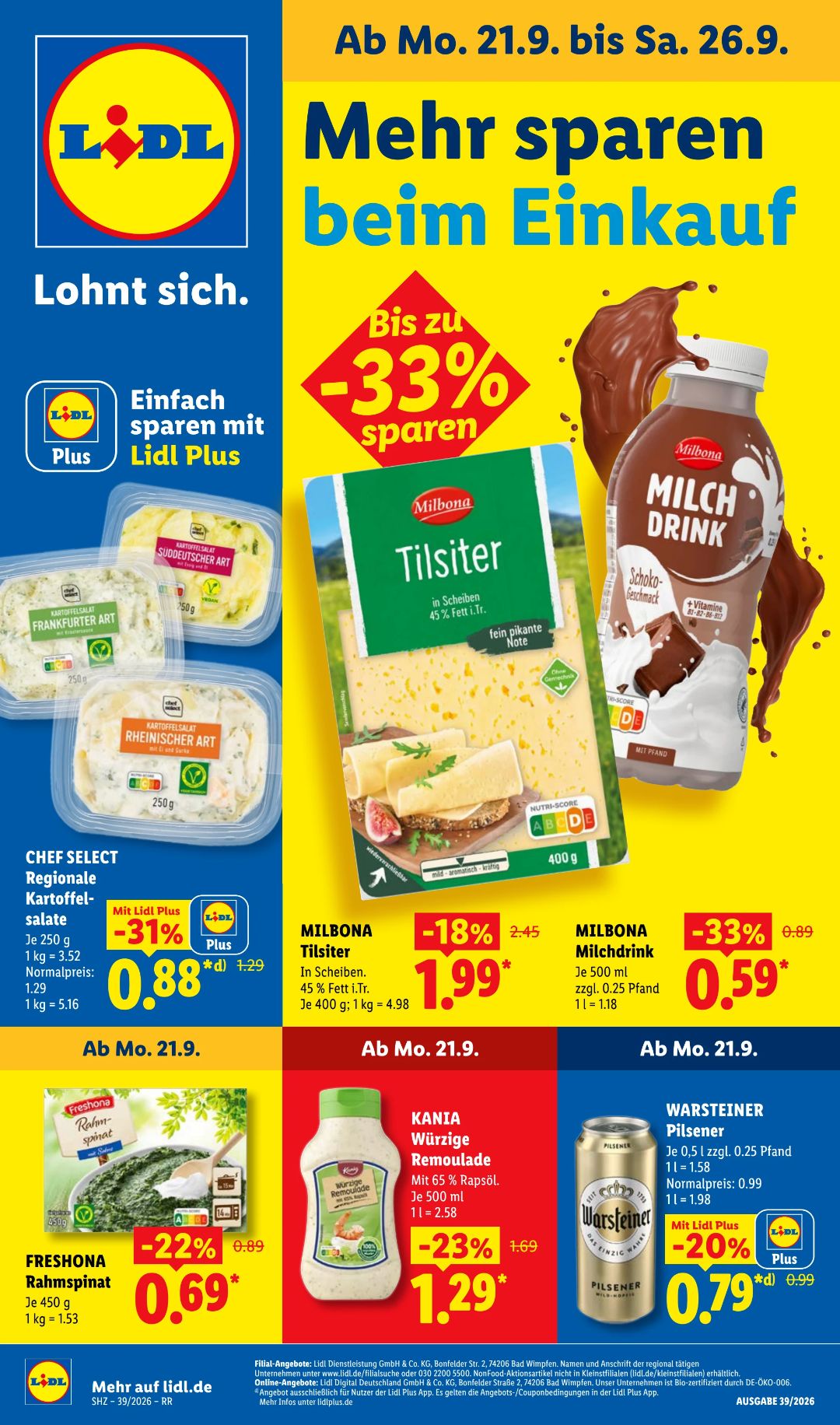 Lidl Gazetka 20.09–26.09.2026 — Strona 1