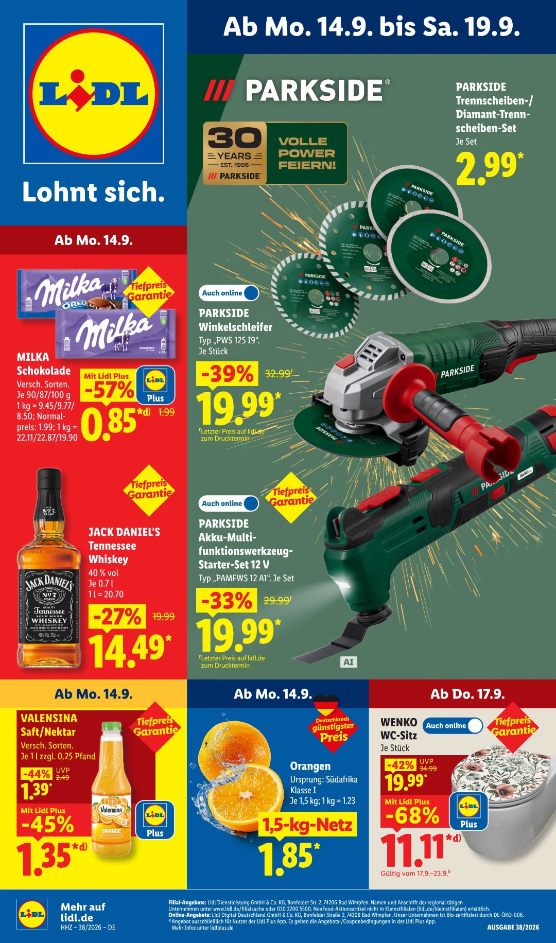 Lidl עלון 13.09–19.09.2026 — עמוד 1