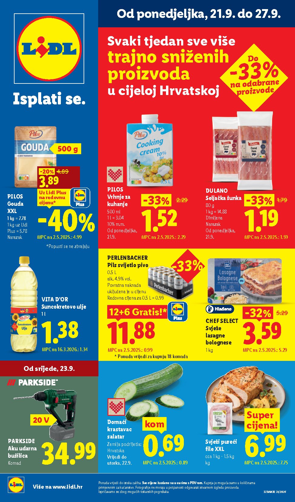 Lidl עלון 21.09–27.09.2026 — עמוד 1