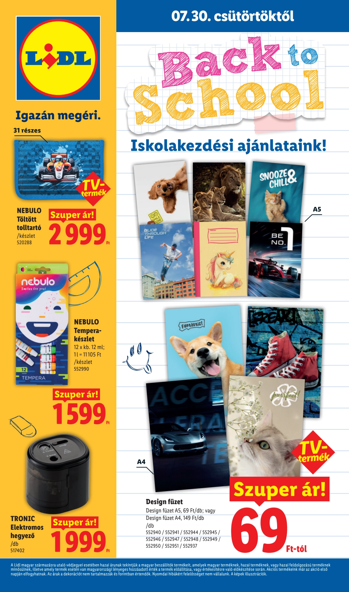 Lidl Katalog 30.07–05.08.2026 — Sahifa 1