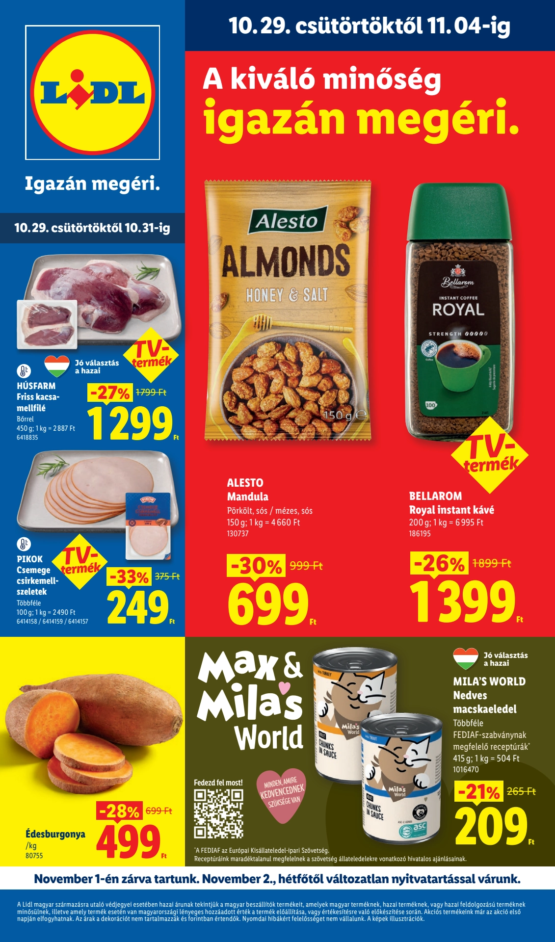 Lidl Gazetka 29.10–04.11.2026 — Strona 1