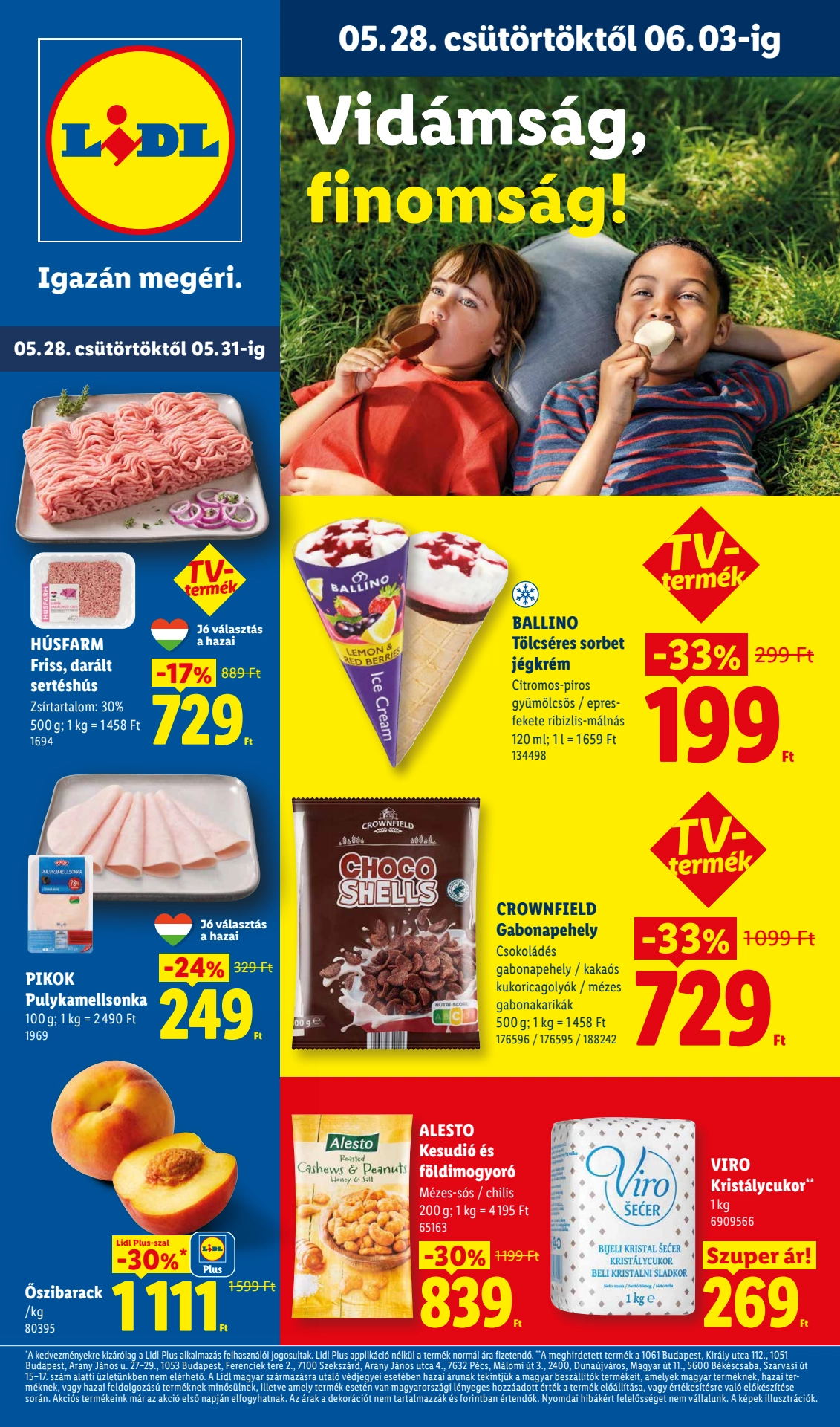 Lidl Szórólap 28.05–03.06.2026 — Oldal 1