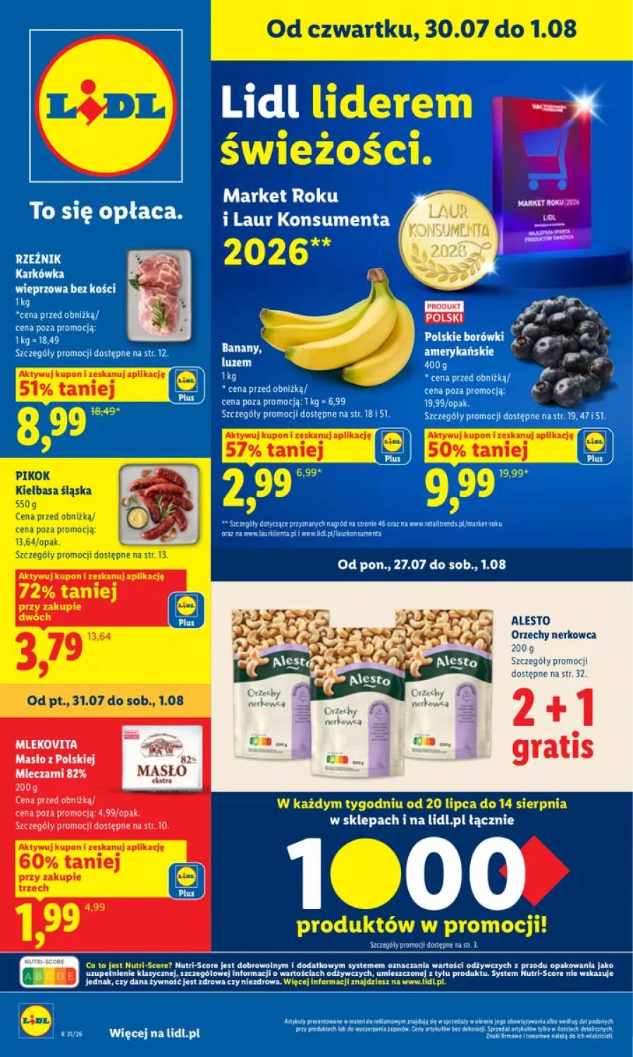 Lidl Prospekt 30.07–05.08.2026 — Seite 1