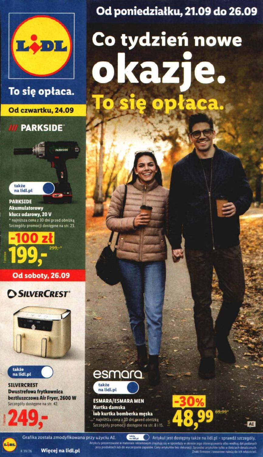 Lidl Листовка 21.09–27.09.2026 — Страница 1