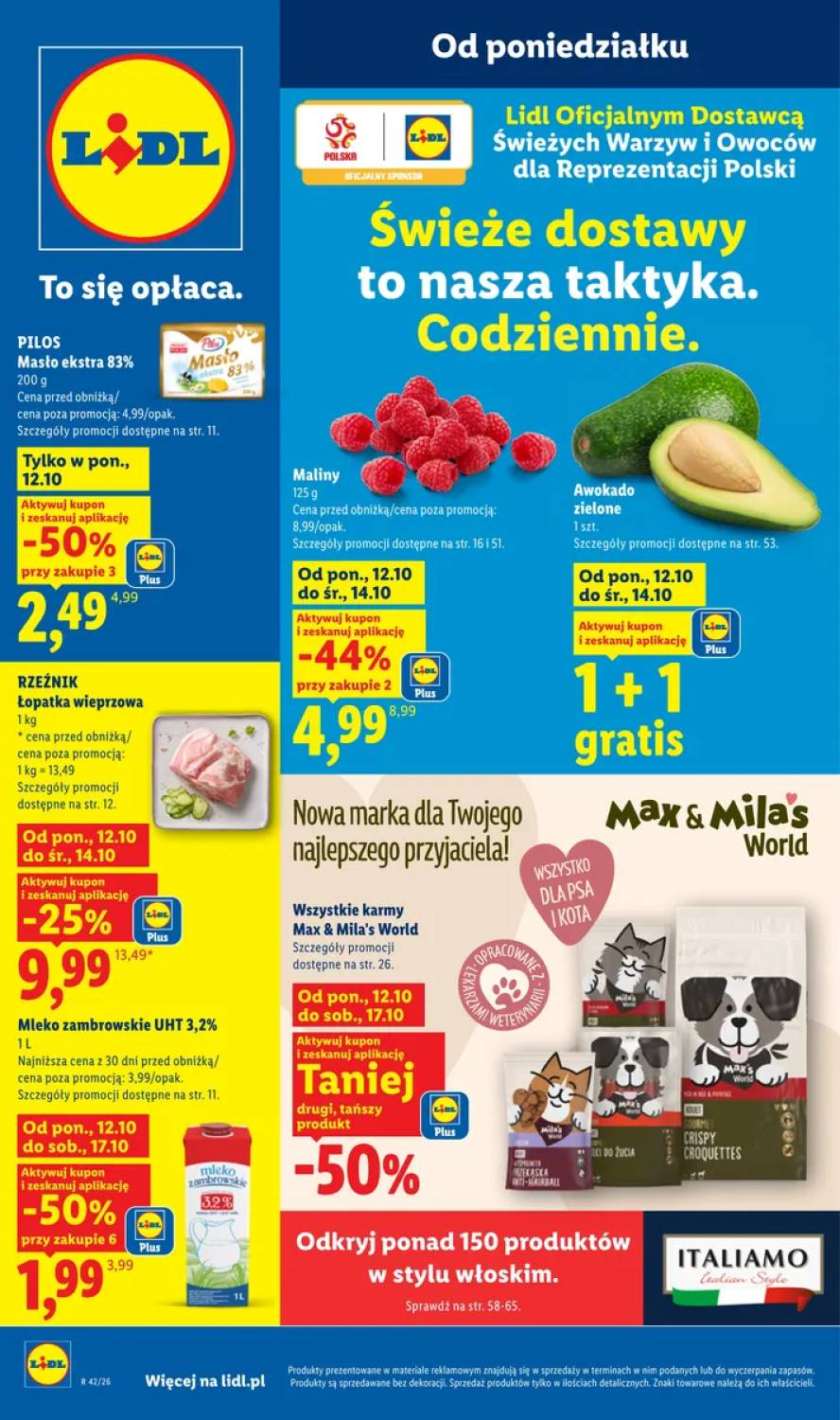 Lidl Gazetka 12.10–18.10.2026 — Strona 1