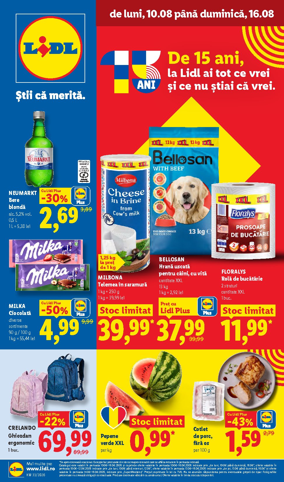 Lidl Брошура 10.08–16.08.2026 — Страница 1