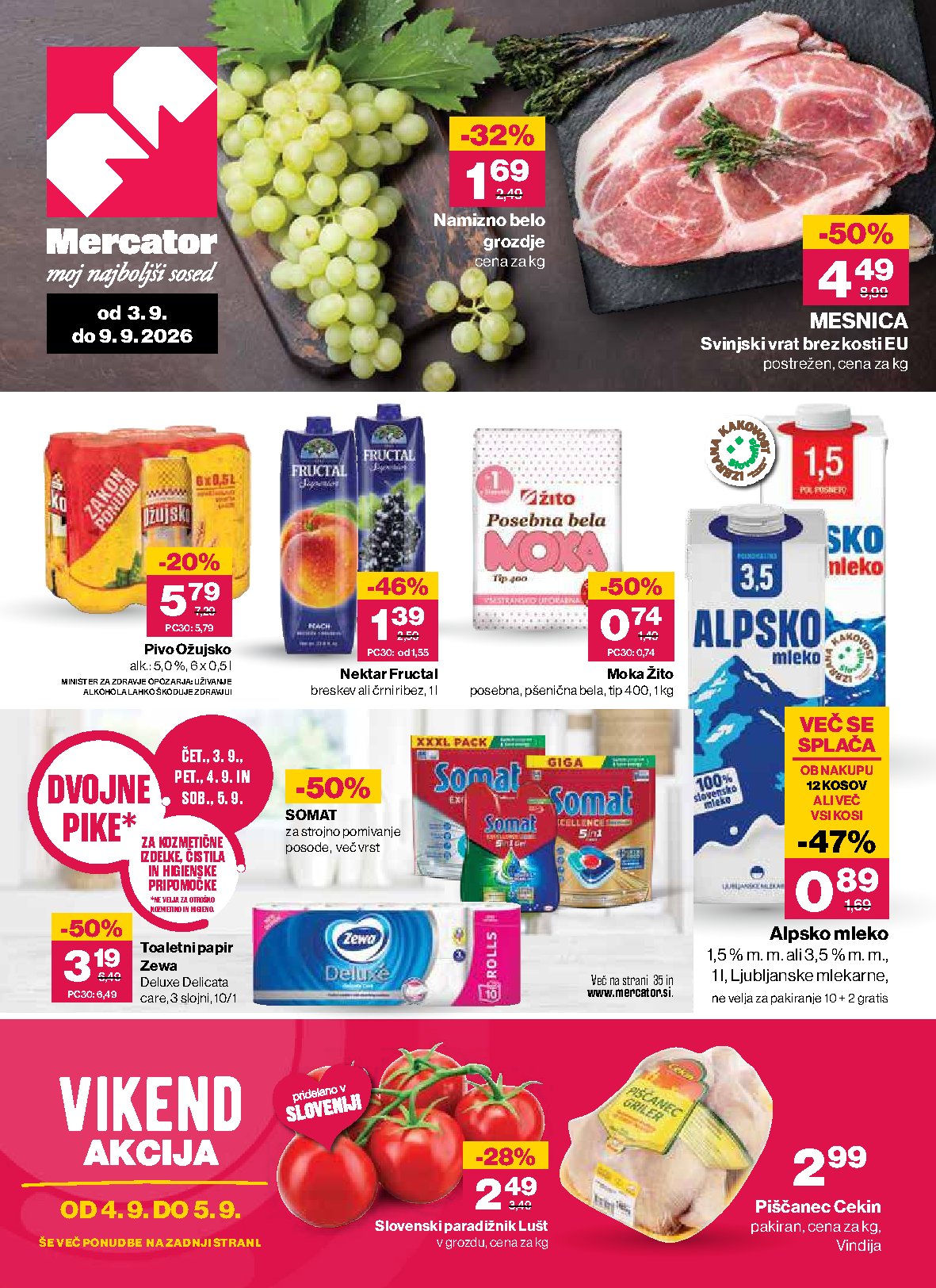 Mercator Gazetka 03.09–09.09.2026 — Strona 1