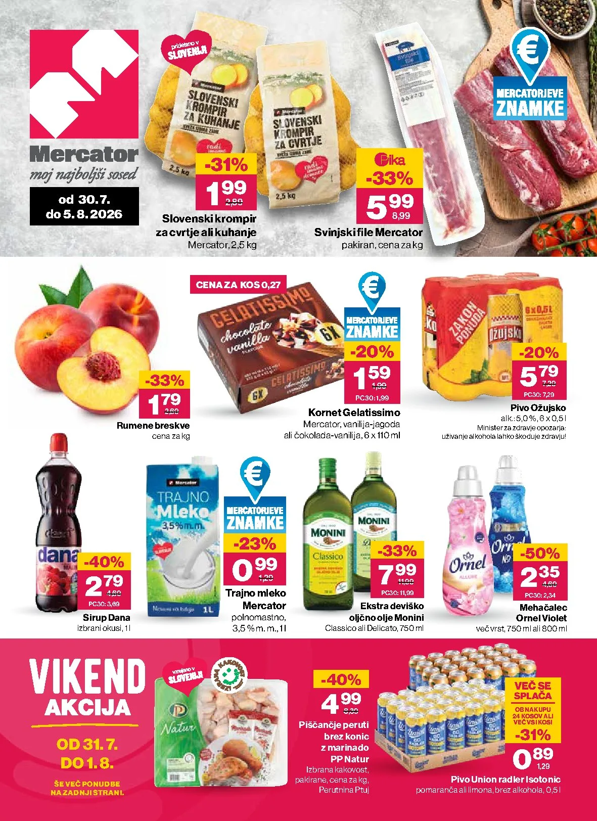 Mercator Gazetka 30.07–05.08.2026 — Strona 1