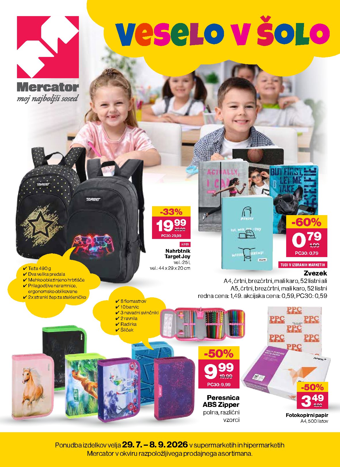 Mercator Gazetka 29.07–04.08.2026 — Strona 1