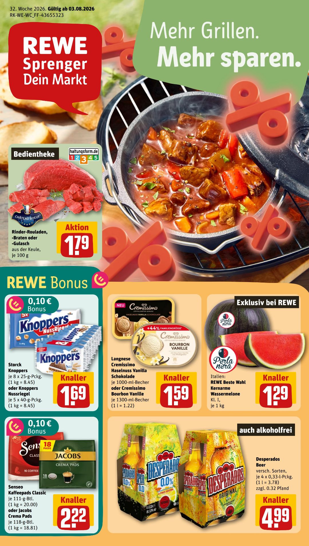 Rewe Catalog 02.08–08.08.2026 — Pagina 1