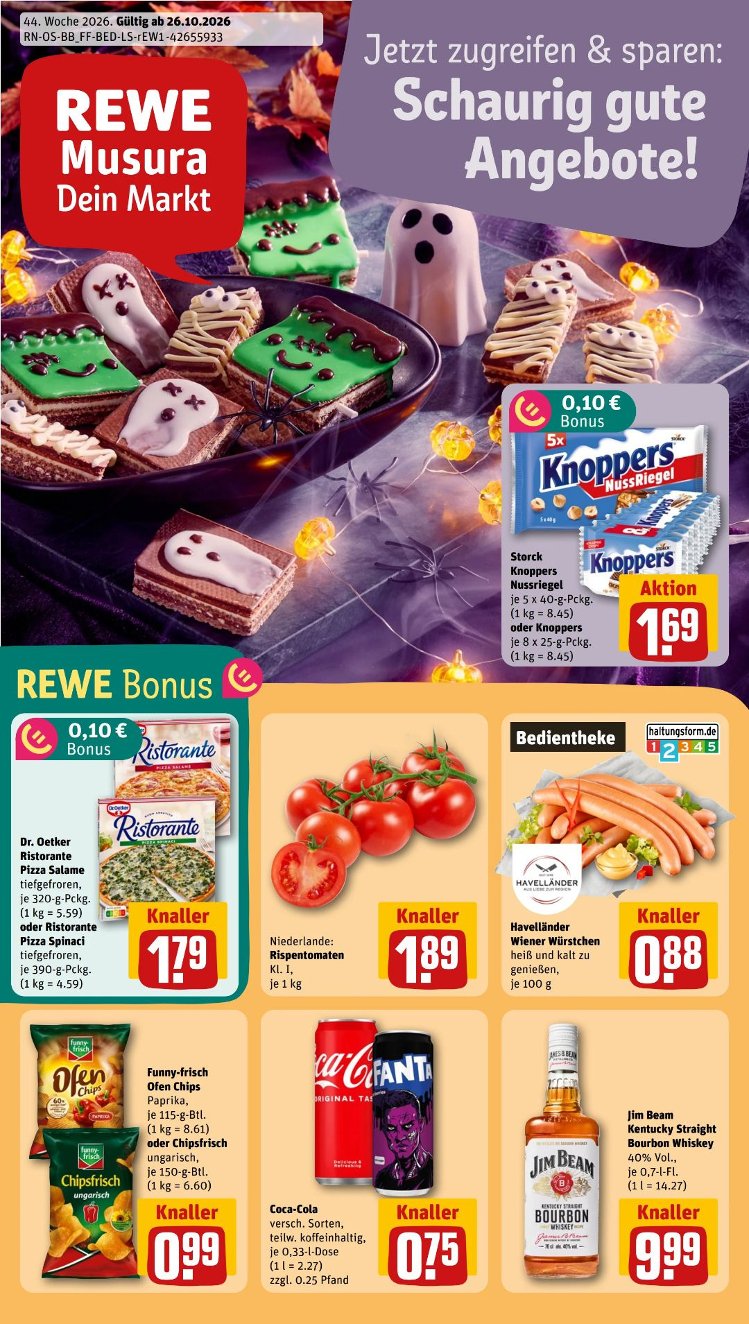 Rewe Gazetka 25.10–31.10.2026 — Strona 1