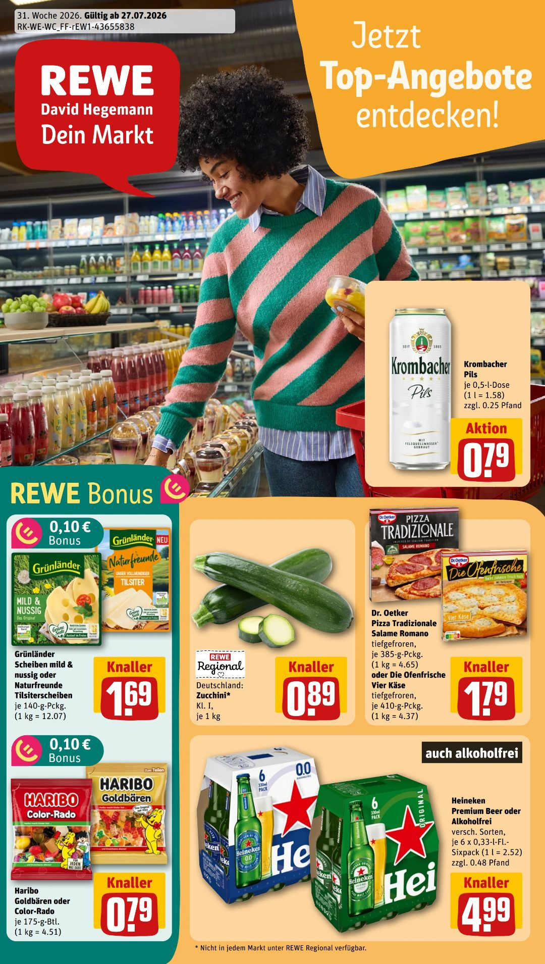 Rewe Gazetka 26.07–01.08.2026 — Strona 1