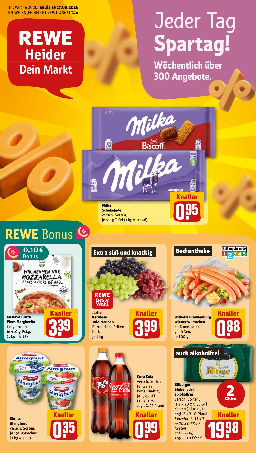 Rewe Kataloq 16.08–22.08.2026 — Səhifə 1