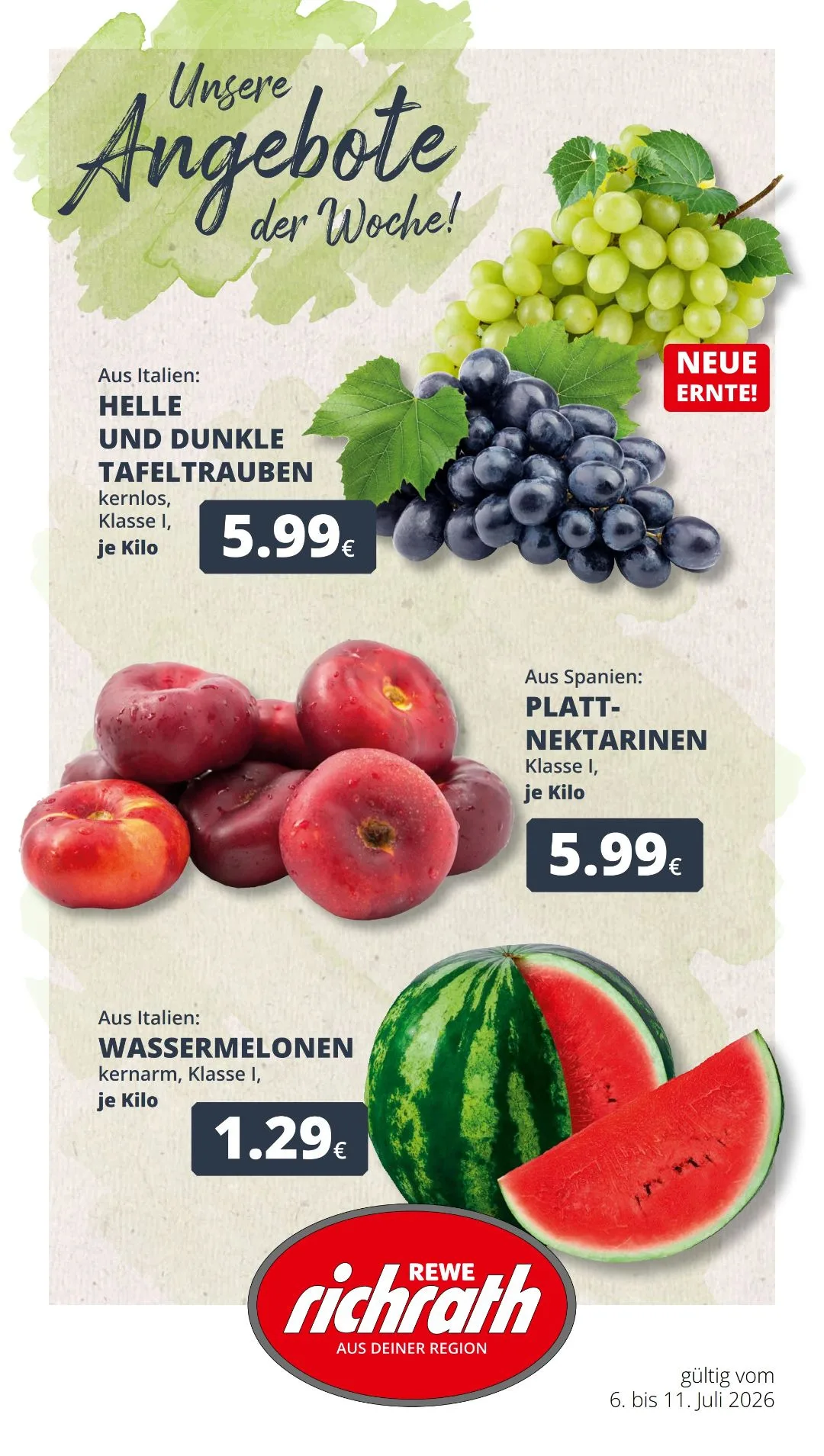 Rewe Gazetka 05.07–11.07.2026 — Strona 1